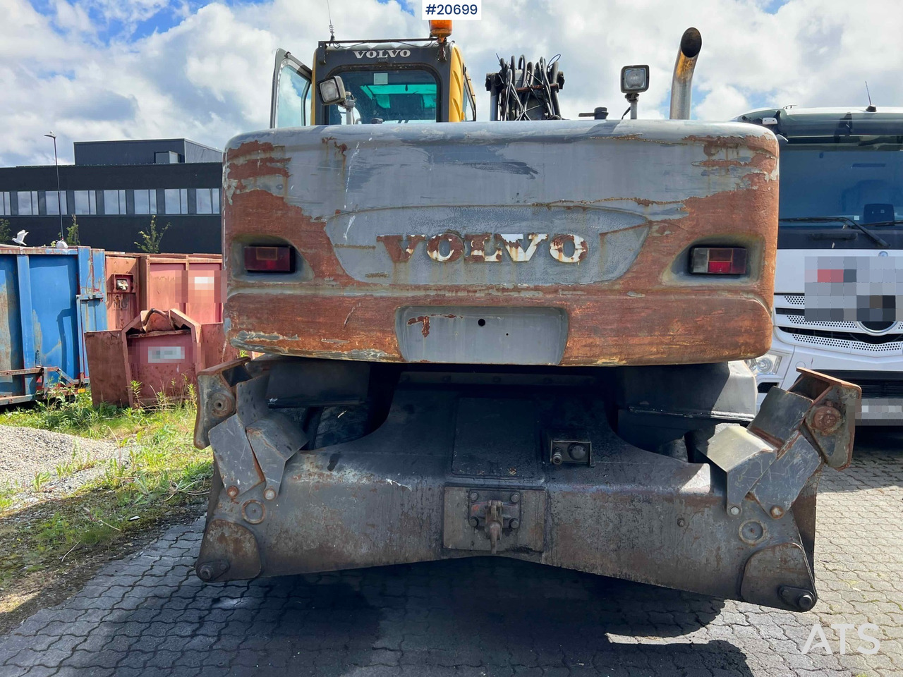 Volvo EW160B hjulmaskin m/ støtte bein og skjær - מעמיס גלגלים: תמונה 5 Volvo EW160B hjulmaskin m/ støtte bein og skjær - מעמיס גלגלים: תמונה 5