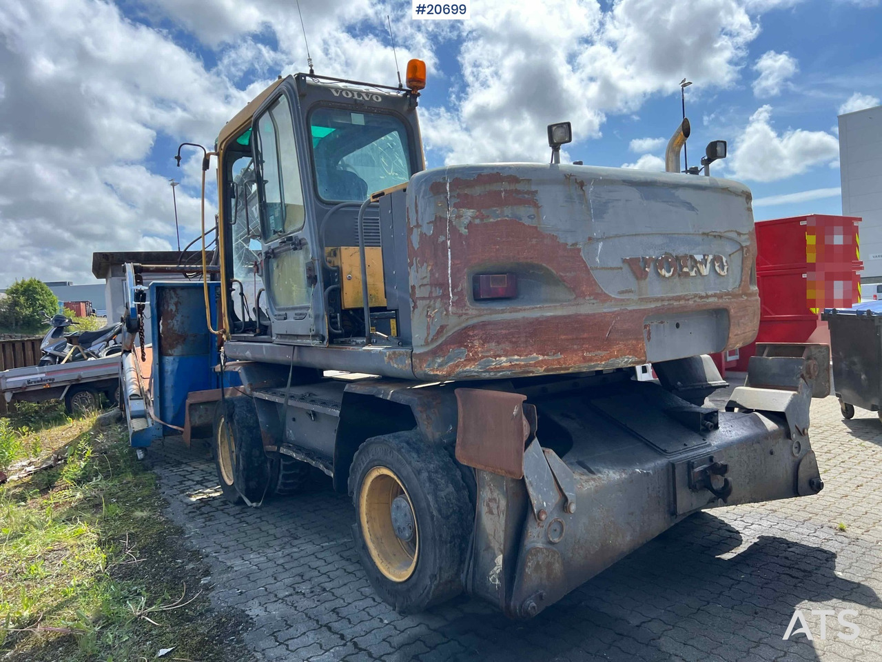 Volvo EW160B hjulmaskin m/ støtte bein og skjær - מעמיס גלגלים: תמונה 1 Volvo EW160B hjulmaskin m/ støtte bein og skjær - מעמיס גלגלים: תמונה 1