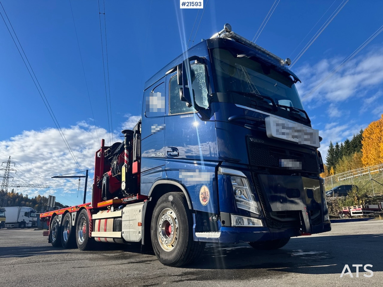 משאית מנוף Volvo FH540 Kombibil: תמונה 15