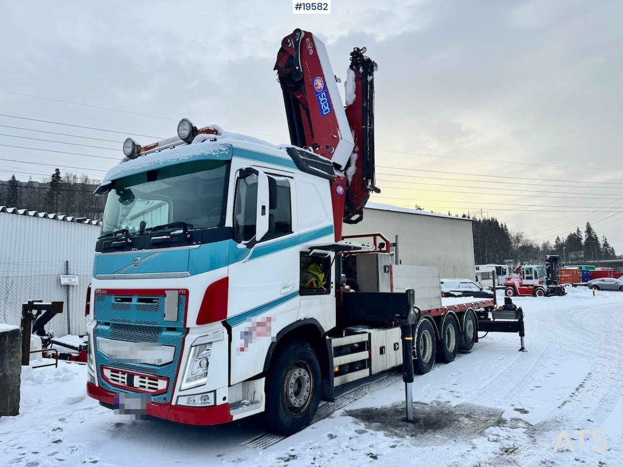 Volvo FH540 - משאית מנוף, משאית צד נופל/ שטוחה: תמונה 1 Volvo FH540 - משאית מנוף, משאית צד נופל/ שטוחה: תמונה 1
