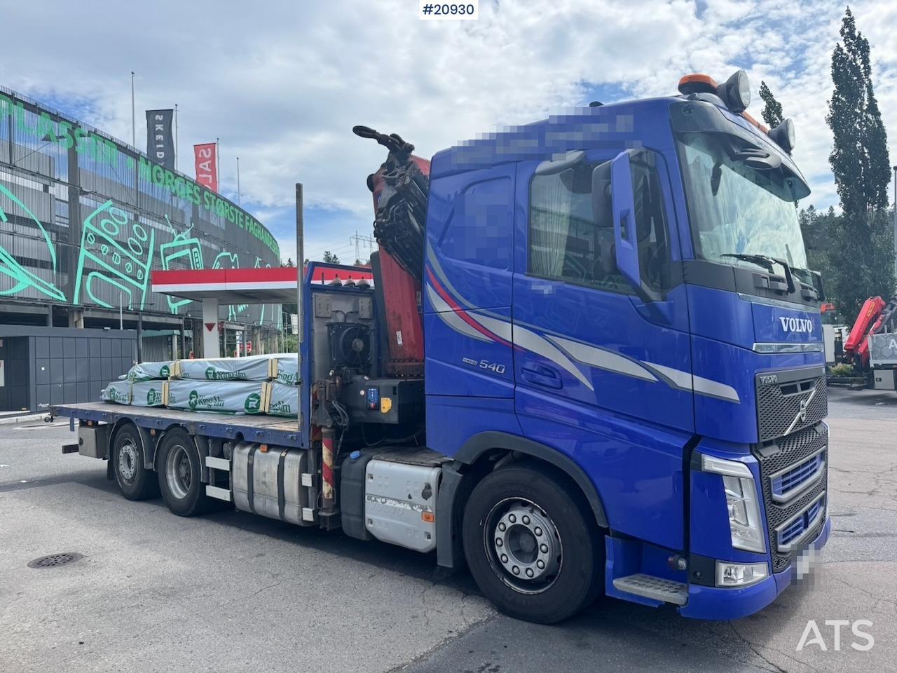 Volvo FH540 - משאית צד נופל/ שטוחה, משאית מנוף: תמונה 2 Volvo FH540 - משאית צד נופל/ שטוחה, משאית מנוף: תמונה 2