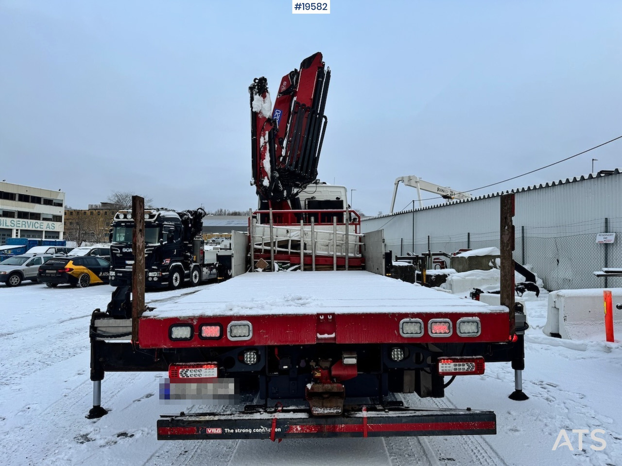 Volvo FH540 - משאית מנוף, משאית צד נופל/ שטוחה: תמונה 4 Volvo FH540 - משאית מנוף, משאית צד נופל/ שטוחה: תמונה 4