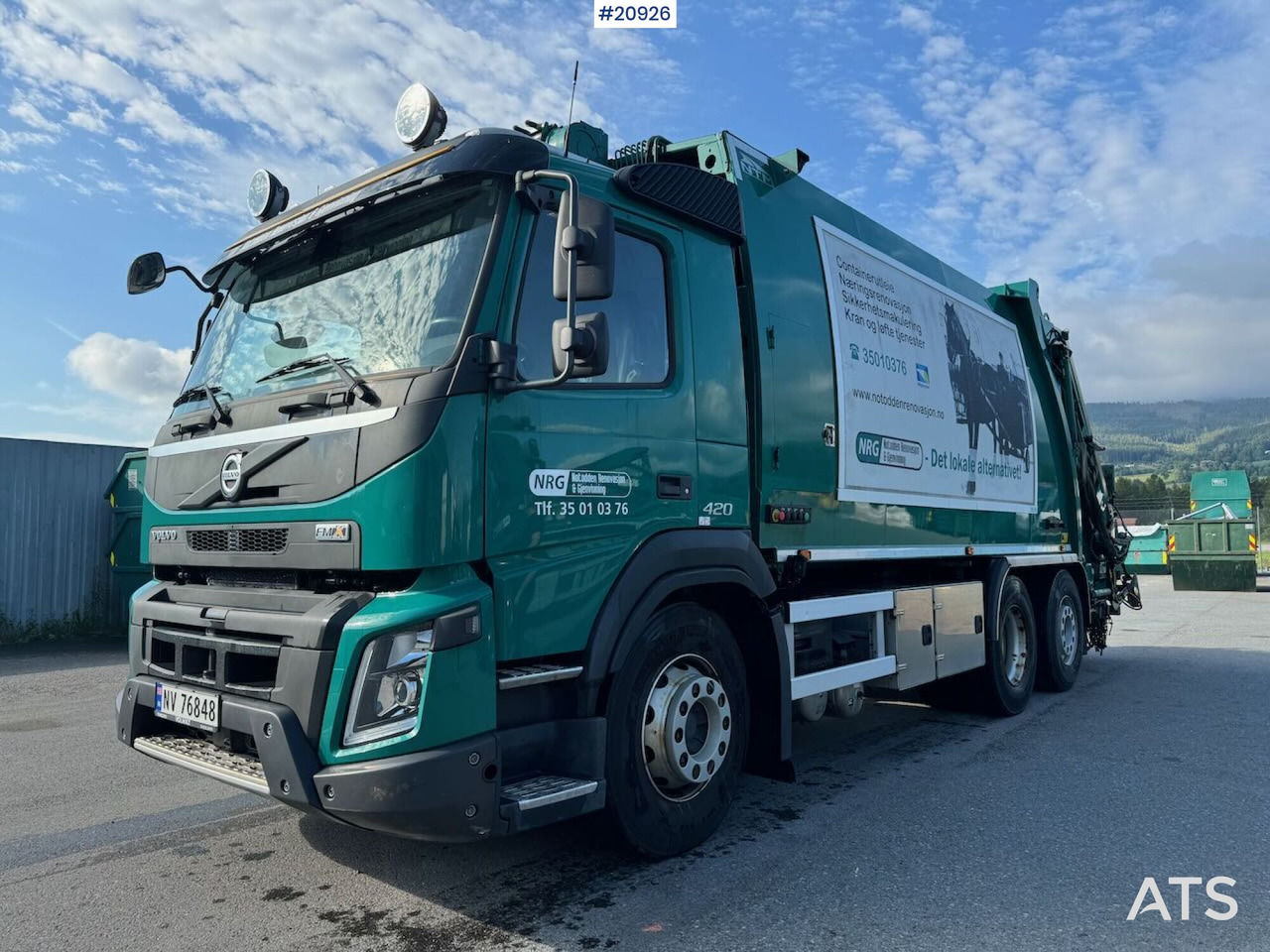 Volvo FMX 420 - משאית אשפה: תמונה 1 Volvo FMX 420 - משאית אשפה: תמונה 1