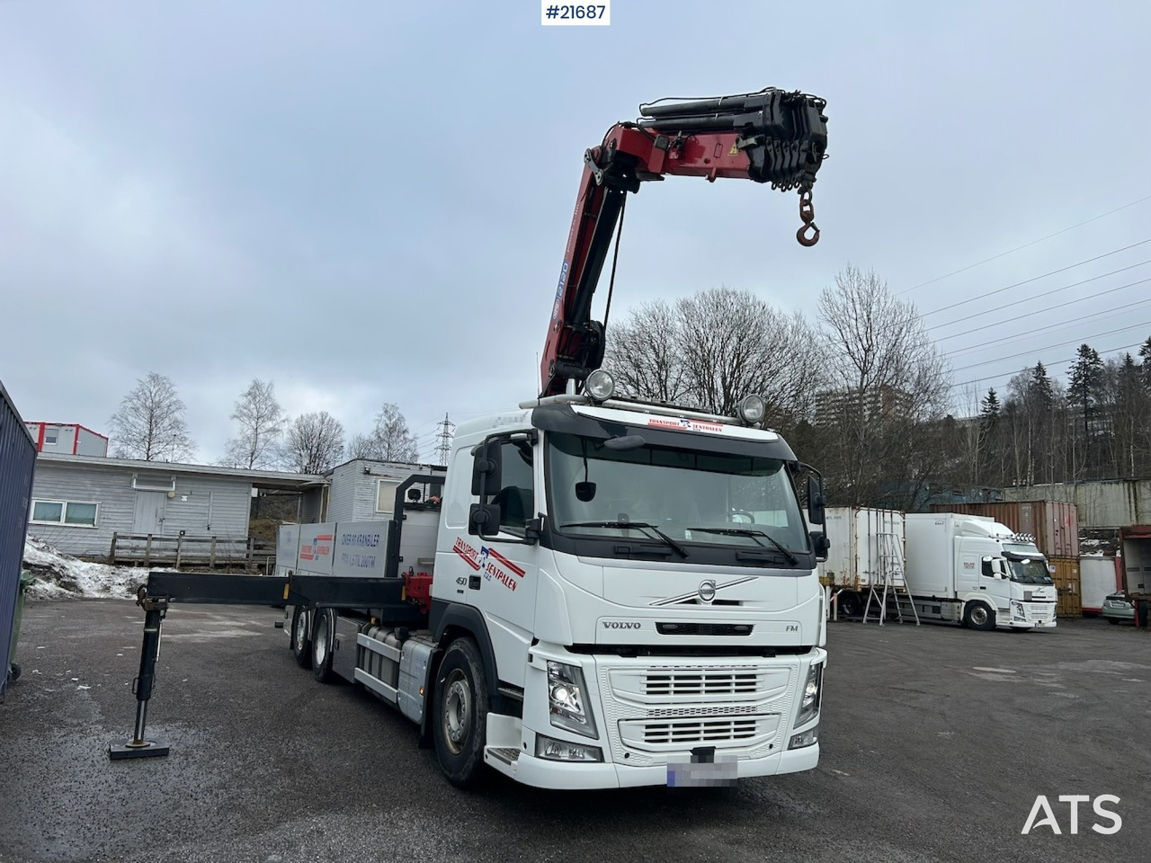 Volvo Volvo FM450 Kranbil m/ 21 t/m HMF kran og Løftelem. 194 000 km! - משאית מנוף: תמונה 5 Volvo Volvo FM450 Kranbil m/ 21 t/m HMF kran og Løftelem. 194 000 km! - משאית מנוף: תמונה 5
