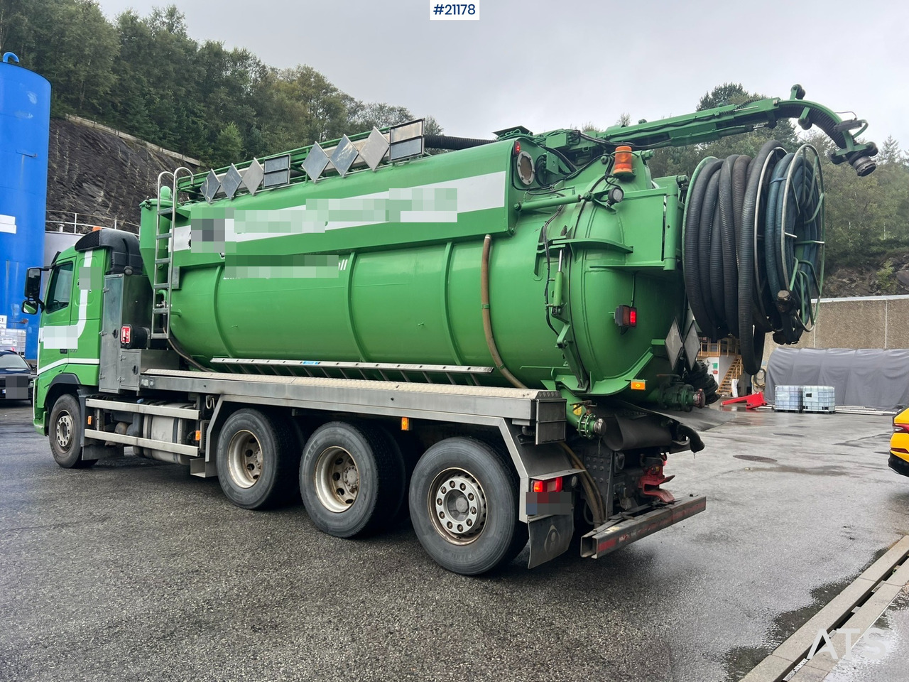 Volvo fh500 8x4 Slamsuger m/ 2010 Inter consult påbygg - משאית ואקום: תמונה 3 Volvo fh500 8x4 Slamsuger m/ 2010 Inter consult påbygg - משאית ואקום: תמונה 3