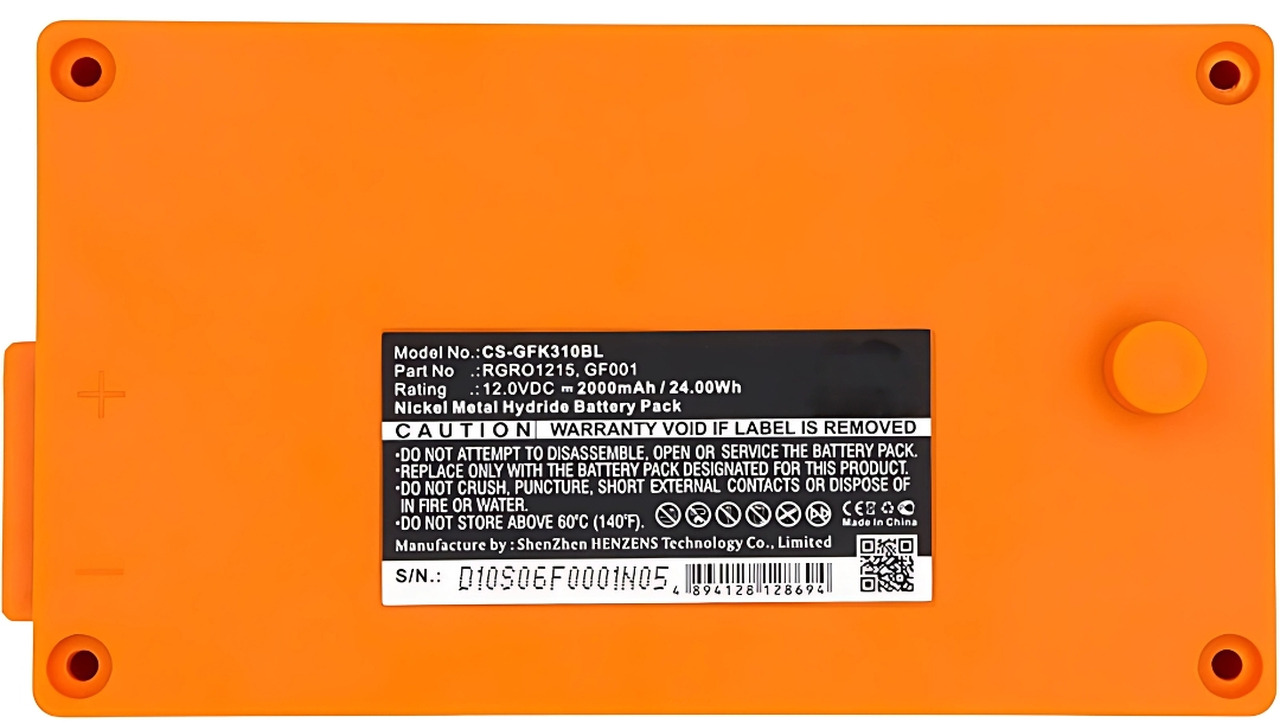 Batería compatible Gross Funk 738010957, GF001, RGRO1215 - מצבר עבור עגורן מעמיס: תמונה 4 Batería compatible Gross Funk 738010957, GF001, RGRO1215 - מצבר עבור עגורן מעמיס: תמונה 4