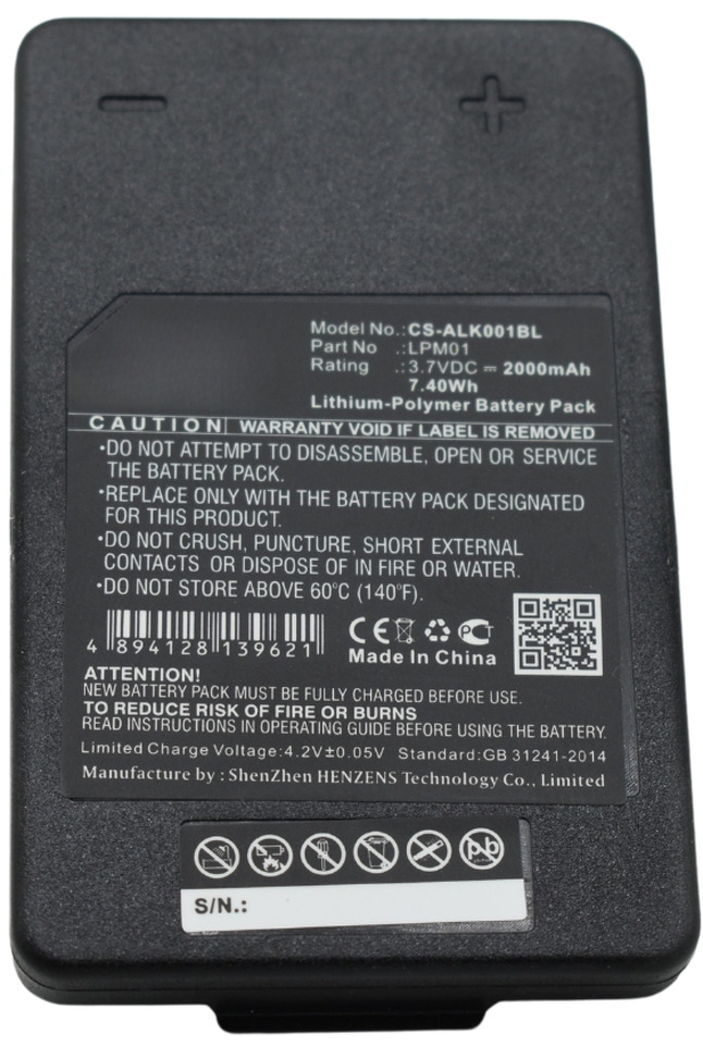 Compatible Autec Battery LPM01, R0BATT00E10A0 - מצבר עבור עגורן מעמיס: תמונה 5 Compatible Autec Battery LPM01, R0BATT00E10A0 - מצבר עבור עגורן מעמיס: תמונה 5