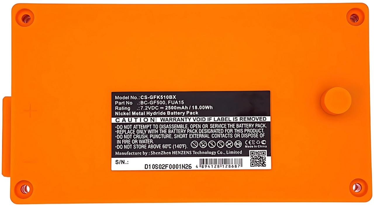 Compatible battery Gross Funk 100-001-885,BC-GF500, FUA15, FUA50 - מצבר עבור עגורן מעמיס: תמונה 4 Compatible battery Gross Funk 100-001-885,BC-GF500, FUA15, FUA50 - מצבר עבור עגורן מעמיס: תמונה 4