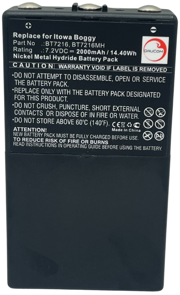 Compatible battery Itowa 26.105, BT7216, BT7216MH - מצבר עבור עגורן מעמיס: תמונה 3 Compatible battery Itowa 26.105, BT7216, BT7216MH - מצבר עבור עגורן מעמיס: תמונה 3