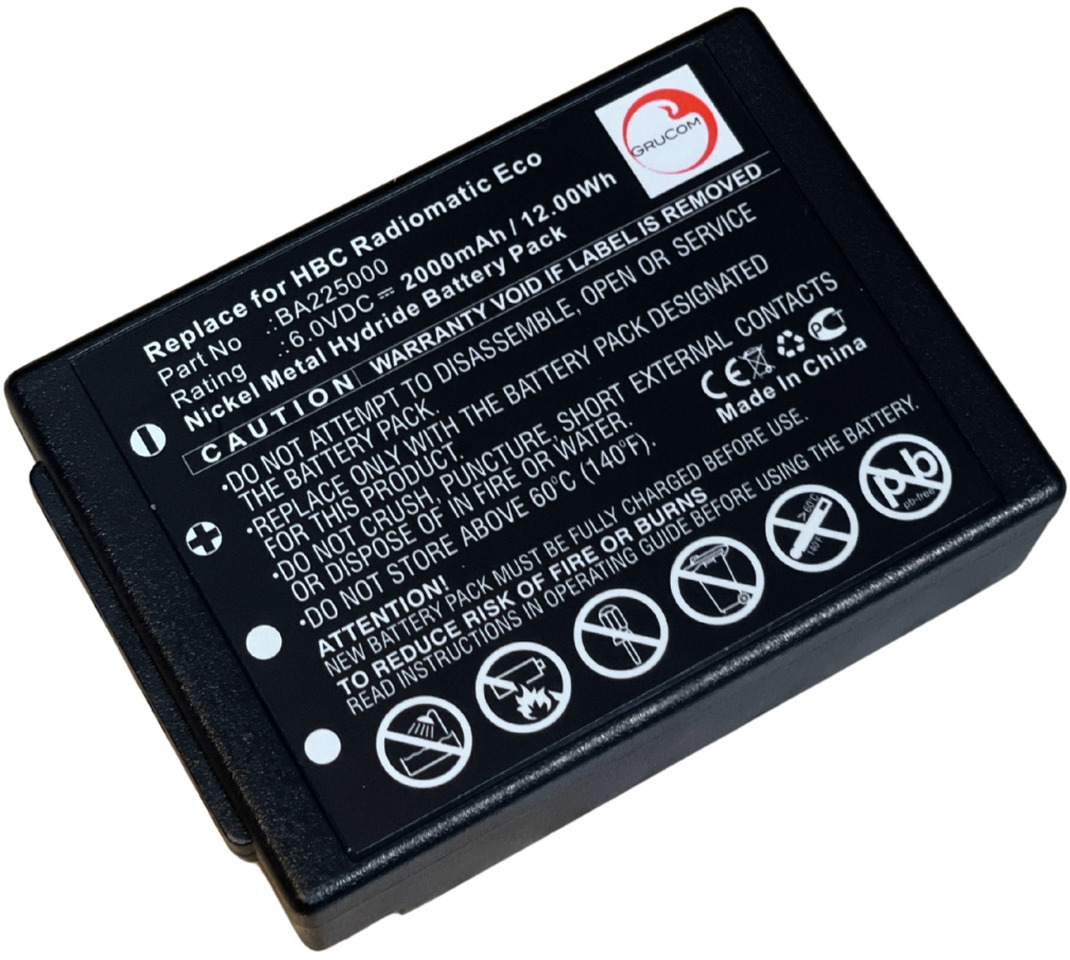 HBC compatible battery 005-01-00615, BA205000, BA205030, BA206000, BA2060 - מצבר עבור עגורן מעמיס: תמונה 2 HBC compatible battery 005-01-00615, BA205000, BA205030, BA206000, BA2060 - מצבר עבור עגורן מעמיס: תמונה 2