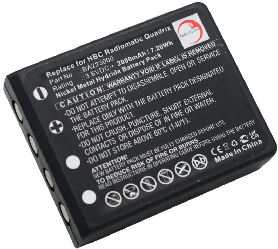 HBC compatible battery BA223000, BA223030, FUB6 - מצבר עבור עגורן מעמיס: תמונה 1 HBC compatible battery BA223000, BA223030, FUB6 - מצבר עבור עגורן מעמיס: תמונה 1
