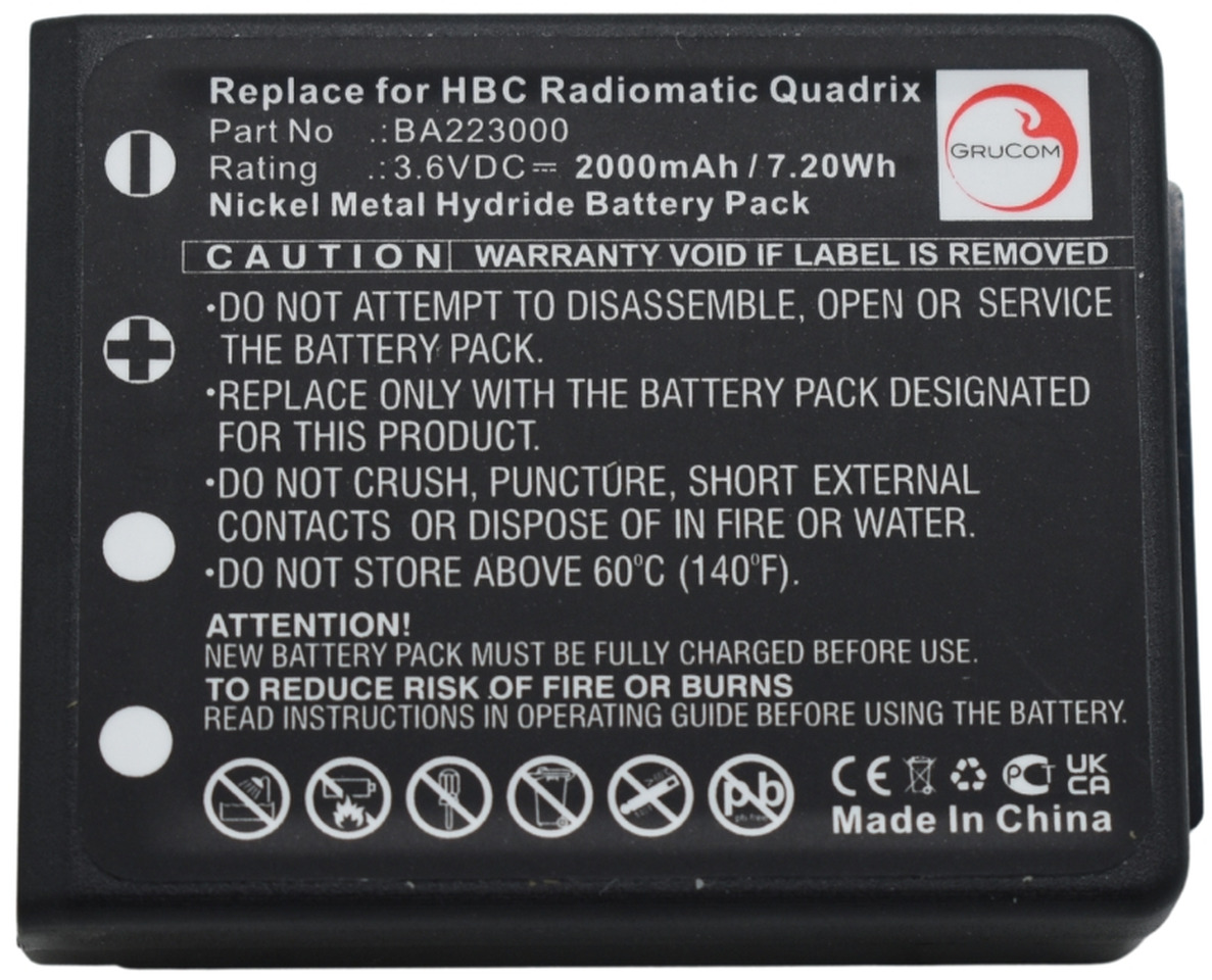 HBC compatible battery BA223000, BA223030, FUB6 - מצבר עבור עגורן מעמיס: תמונה 3 HBC compatible battery BA223000, BA223030, FUB6 - מצבר עבור עגורן מעמיס: תמונה 3