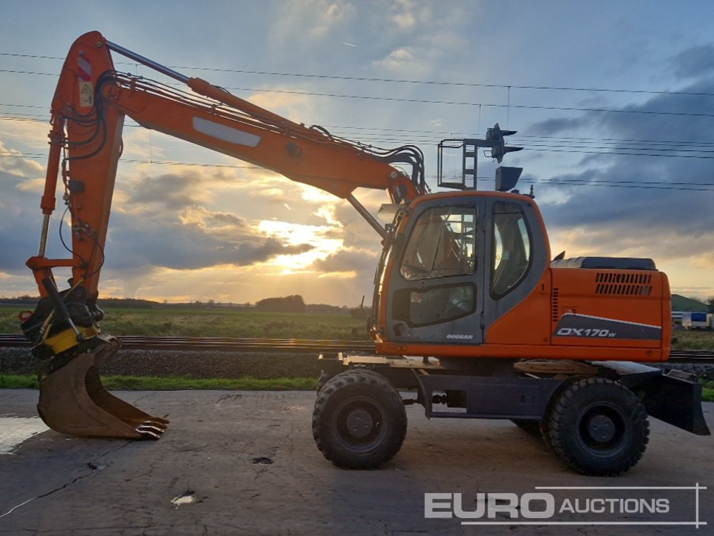 2010 Doosan DX170W - מחפר גלגלים: תמונה 2 2010 Doosan DX170W - מחפר גלגלים: תמונה 2