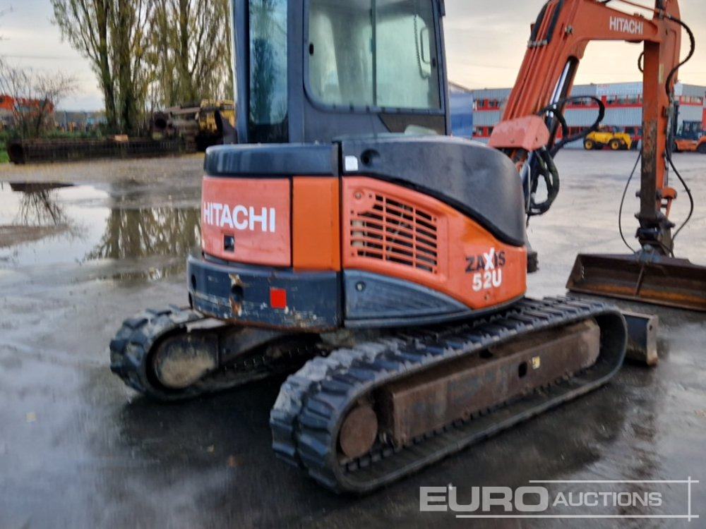 2010 Hitachi ZX52U-3 CLR - מיני מחפר: תמונה 5 2010 Hitachi ZX52U-3 CLR - מיני מחפר: תמונה 5
