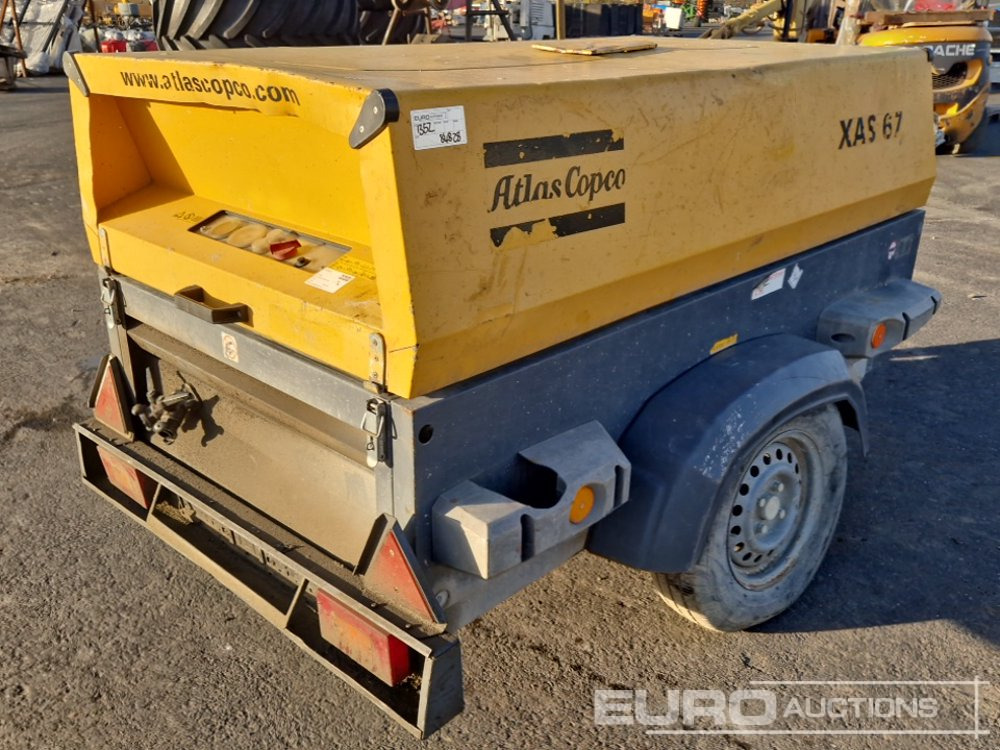 2011 Atlas Copco XAS67DD 120CFM - מדחס אוויר: תמונה 3 2011 Atlas Copco XAS67DD 120CFM - מדחס אוויר: תמונה 3