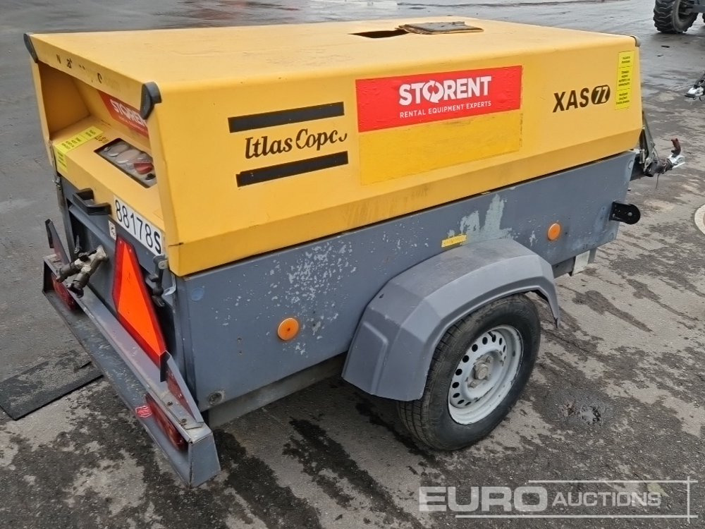 2011 Atlas Copco XAS77 PE - מדחס אוויר: תמונה 3 2011 Atlas Copco XAS77 PE - מדחס אוויר: תמונה 3