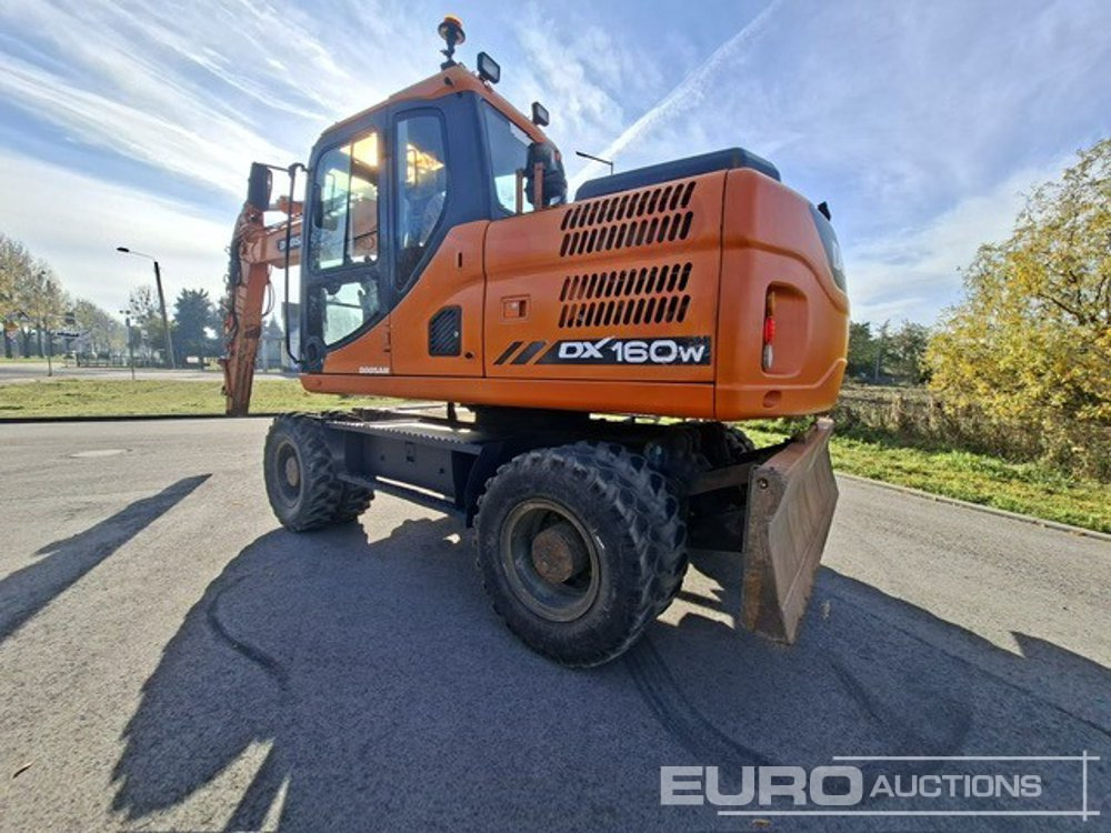 2013 Doosan DX160W - מחפר גלגלים: תמונה 2 2013 Doosan DX160W - מחפר גלגלים: תמונה 2