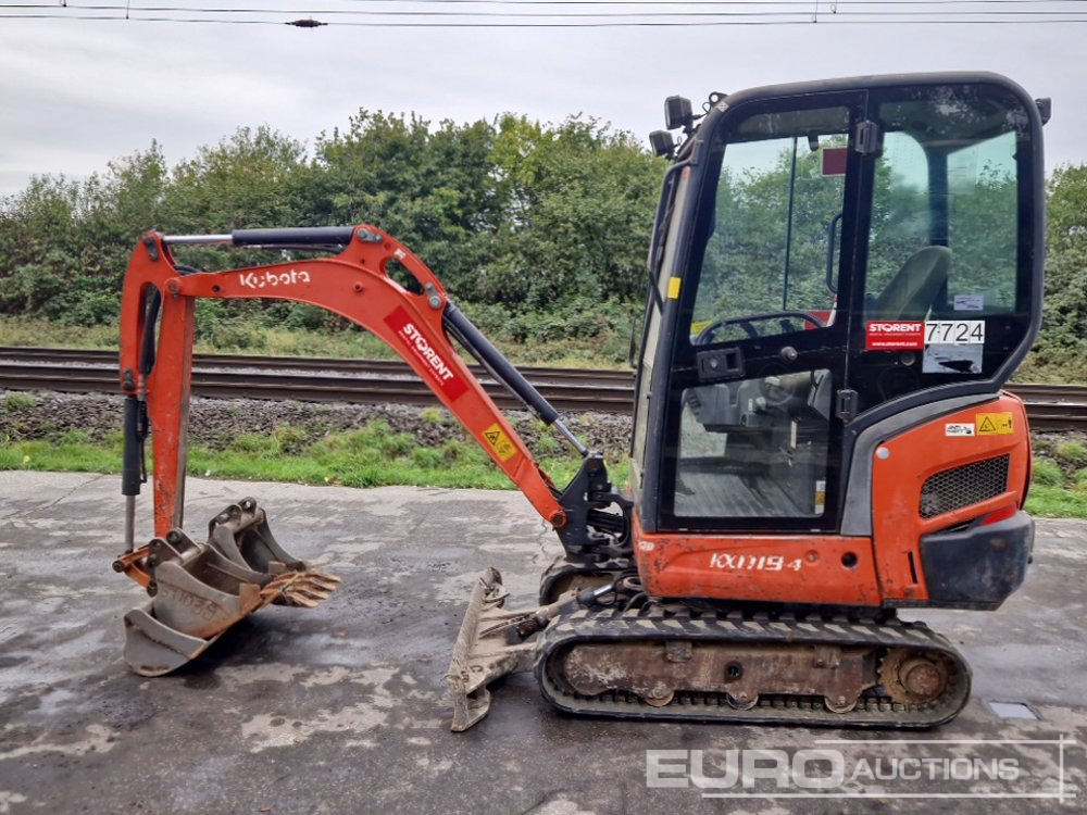 2013 Kubota KX019-4 - מיני מחפר: תמונה 2 2013 Kubota KX019-4 - מיני מחפר: תמונה 2