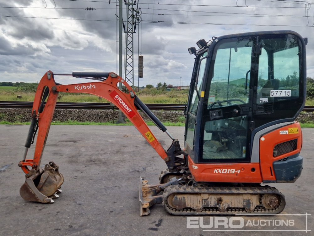 2013 Kubota KX019-4 - מיני מחפר: תמונה 2 2013 Kubota KX019-4 - מיני מחפר: תמונה 2