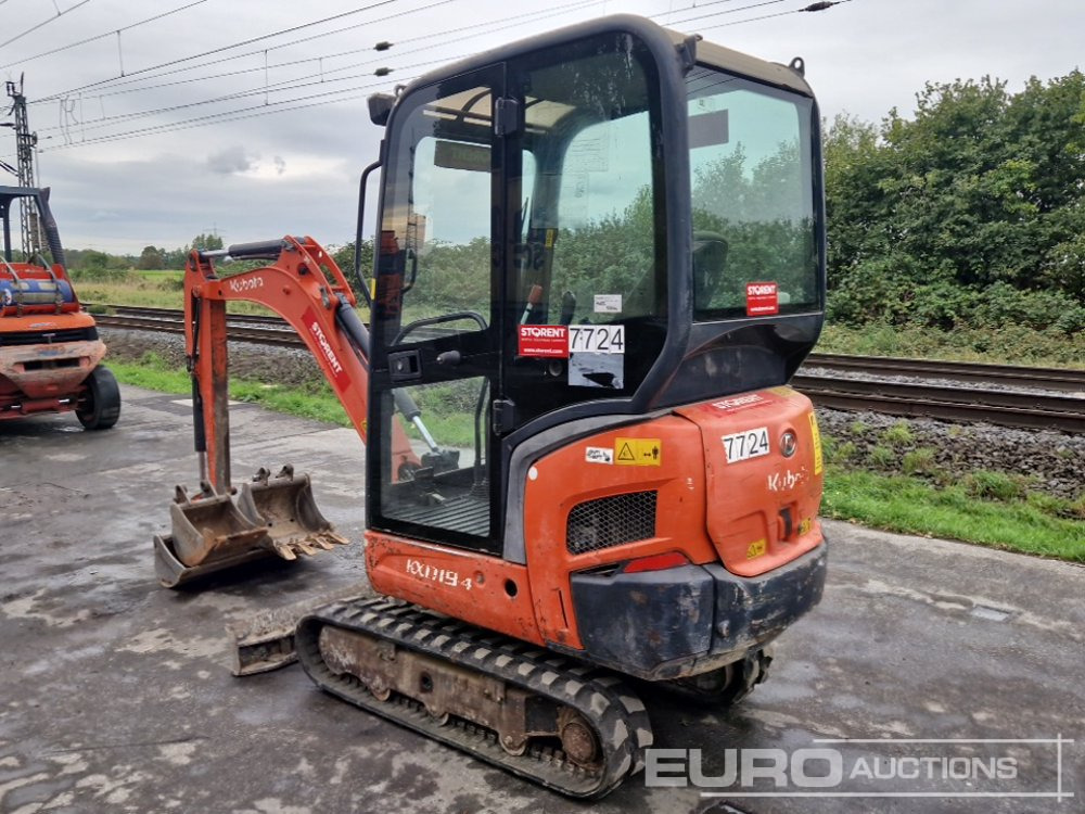 2013 Kubota KX019-4 - מיני מחפר: תמונה 3 2013 Kubota KX019-4 - מיני מחפר: תמונה 3
