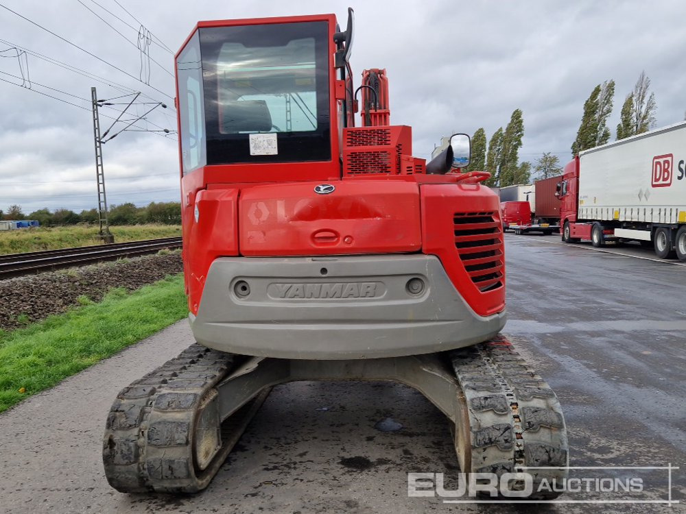 2013 Yanmar ViO80-U - מיני מחפר: תמונה 4 2013 Yanmar ViO80-U - מיני מחפר: תמונה 4
