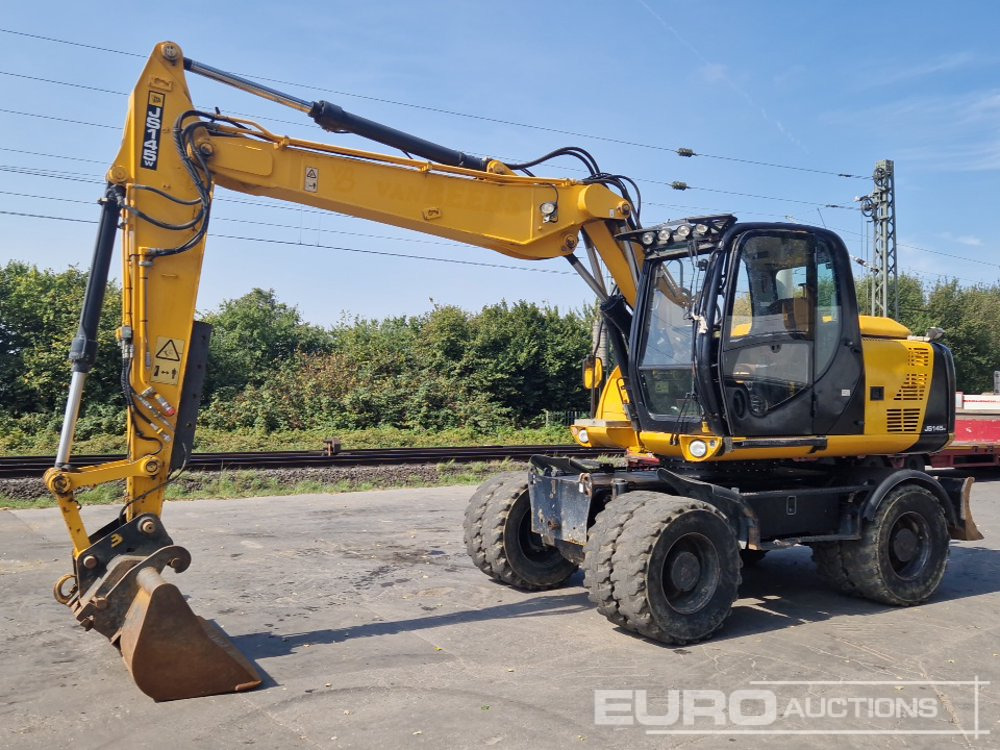 2014 JCB JS145W - מחפר גלגלים: תמונה 1 2014 JCB JS145W - מחפר גלגלים: תמונה 1
