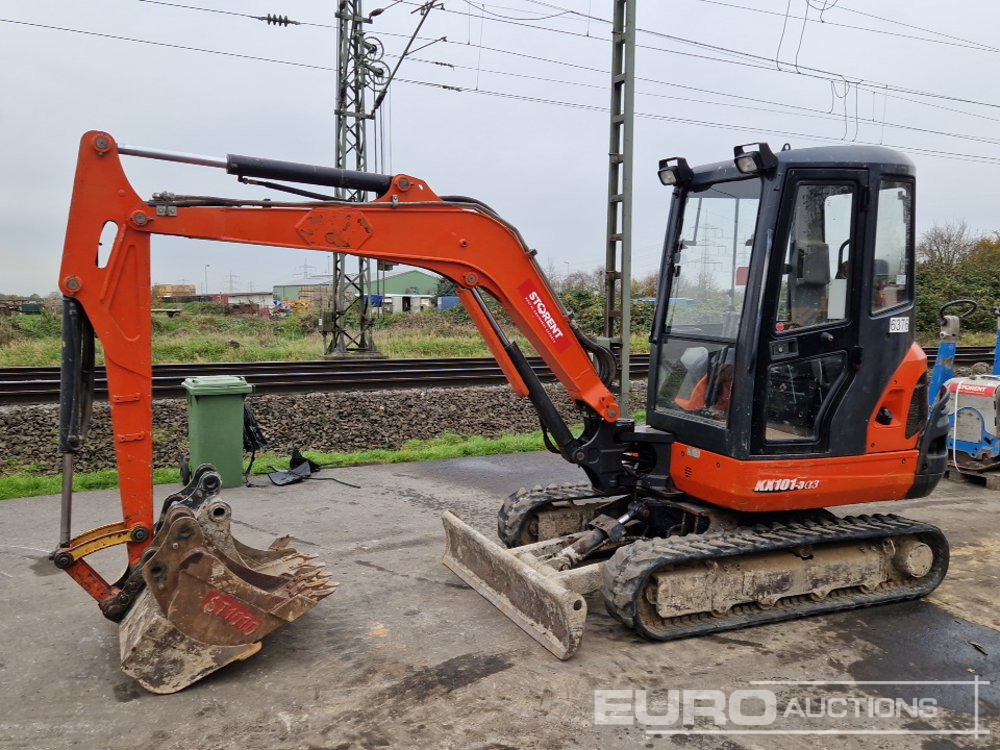 2014 Kubota KX101-3 A3 - מיני מחפר: תמונה 1 2014 Kubota KX101-3 A3 - מיני מחפר: תמונה 1