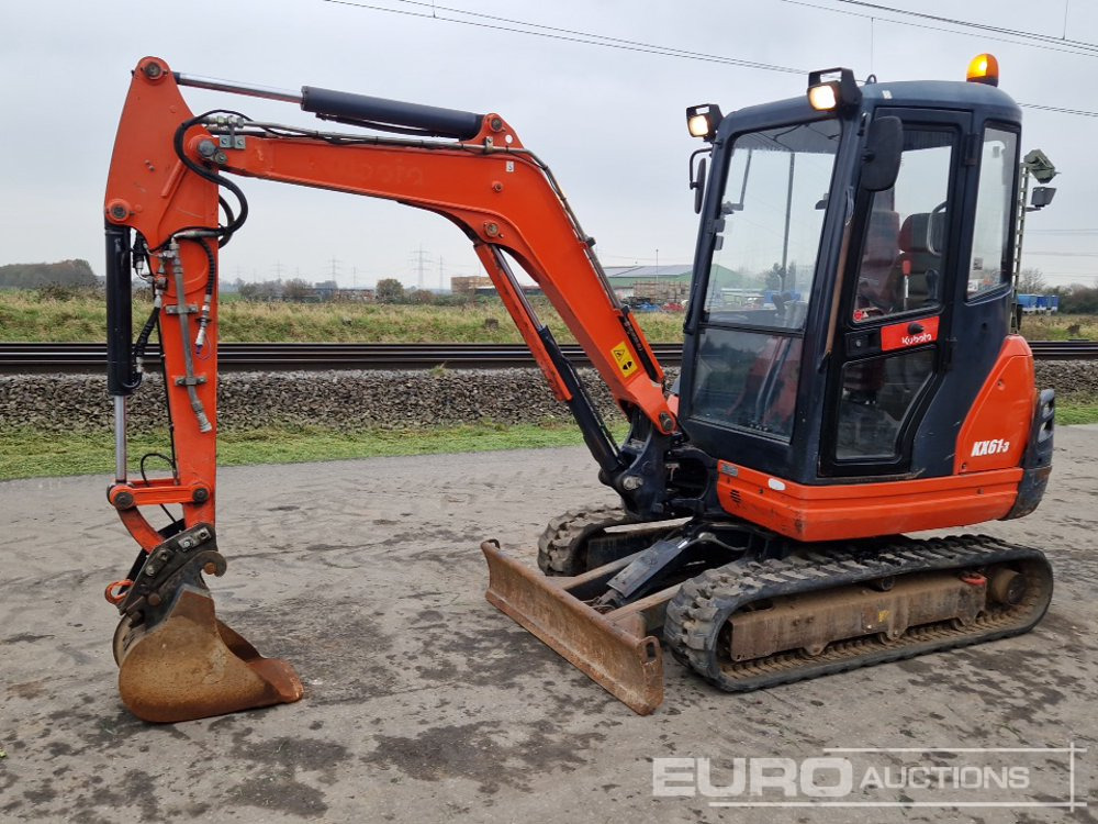 2014 Kubota KX61-3 - מיני מחפר: תמונה 1 2014 Kubota KX61-3 - מיני מחפר: תמונה 1