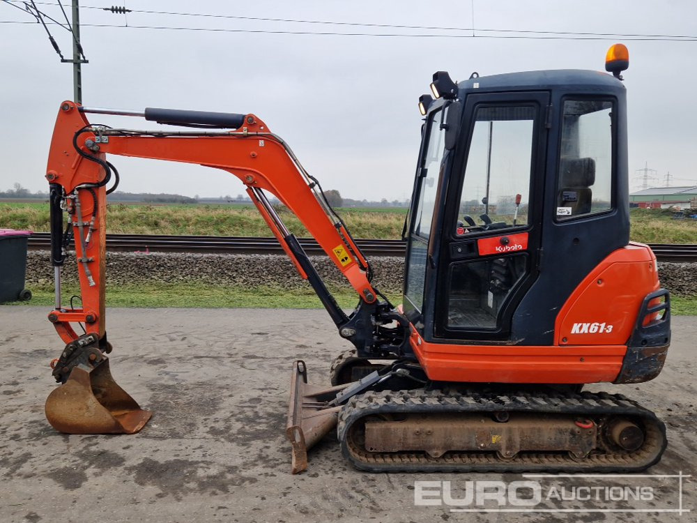 2014 Kubota KX61-3 - מיני מחפר: תמונה 2 2014 Kubota KX61-3 - מיני מחפר: תמונה 2