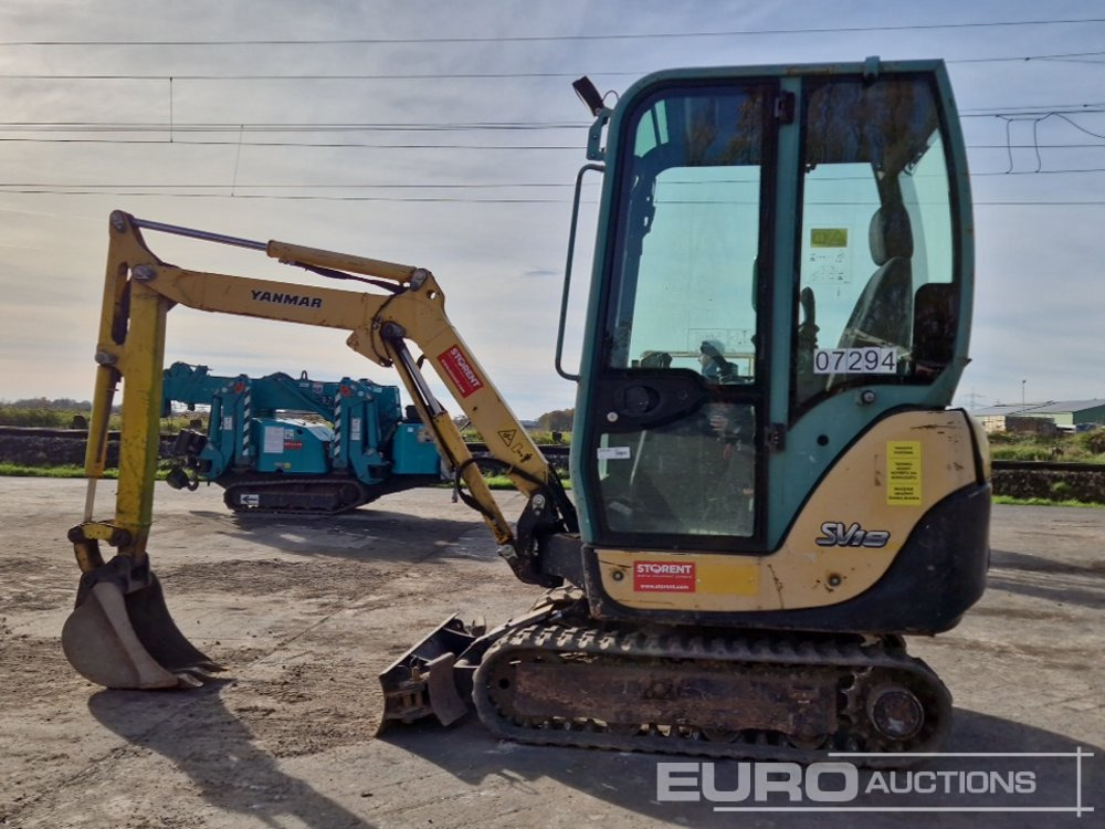 2014 Yanmar SV18 - מיני מחפר: תמונה 2 2014 Yanmar SV18 - מיני מחפר: תמונה 2
