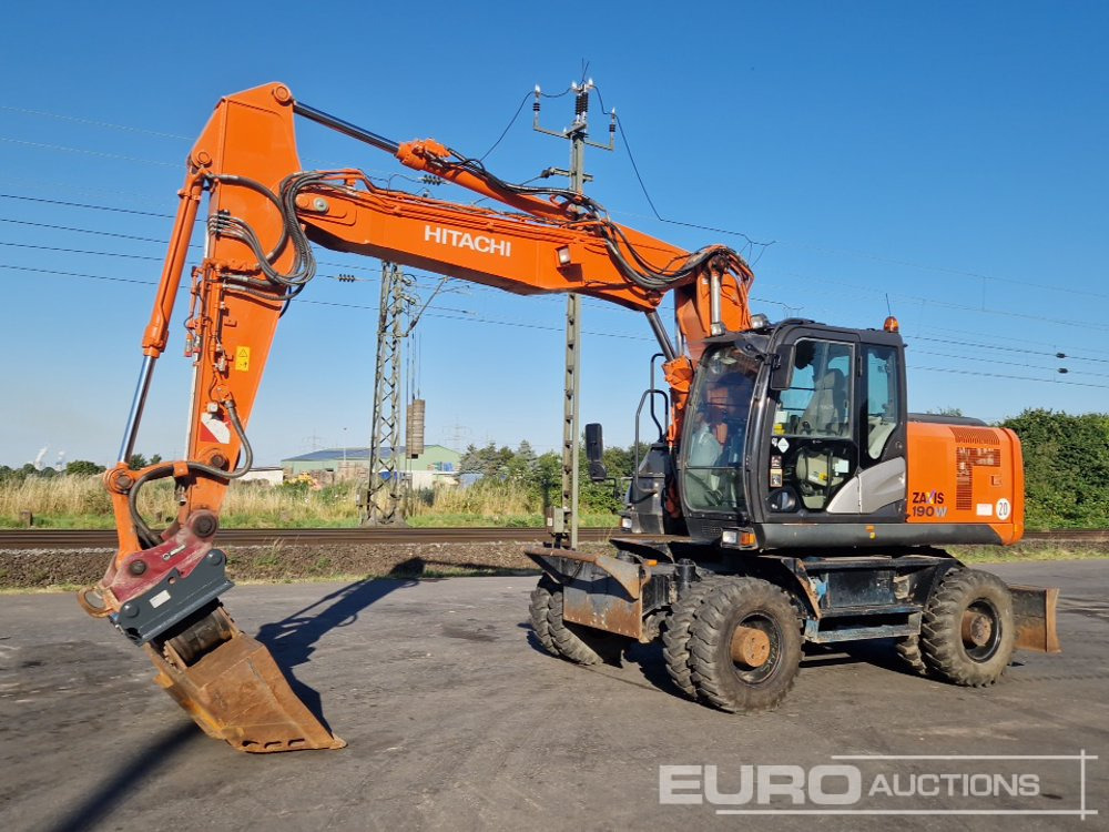 2015 Hitachi ZX190W-5B - מחפר גלגלים: תמונה 1 2015 Hitachi ZX190W-5B - מחפר גלגלים: תמונה 1