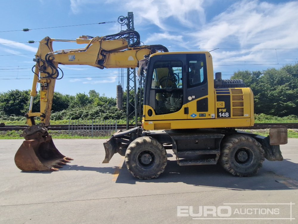 2016 Komatsu PW148-8 - מחפר גלגלים: תמונה 2 2016 Komatsu PW148-8 - מחפר גלגלים: תמונה 2