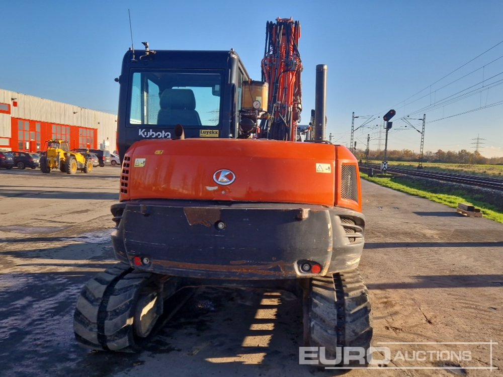 2016 Kubota KX080-4 - מיני מחפר: תמונה 4 2016 Kubota KX080-4 - מיני מחפר: תמונה 4
