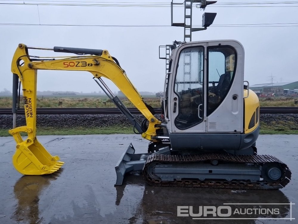 2016 Wacker Neuson 50Z3 - מיני מחפר: תמונה 2 2016 Wacker Neuson 50Z3 - מיני מחפר: תמונה 2