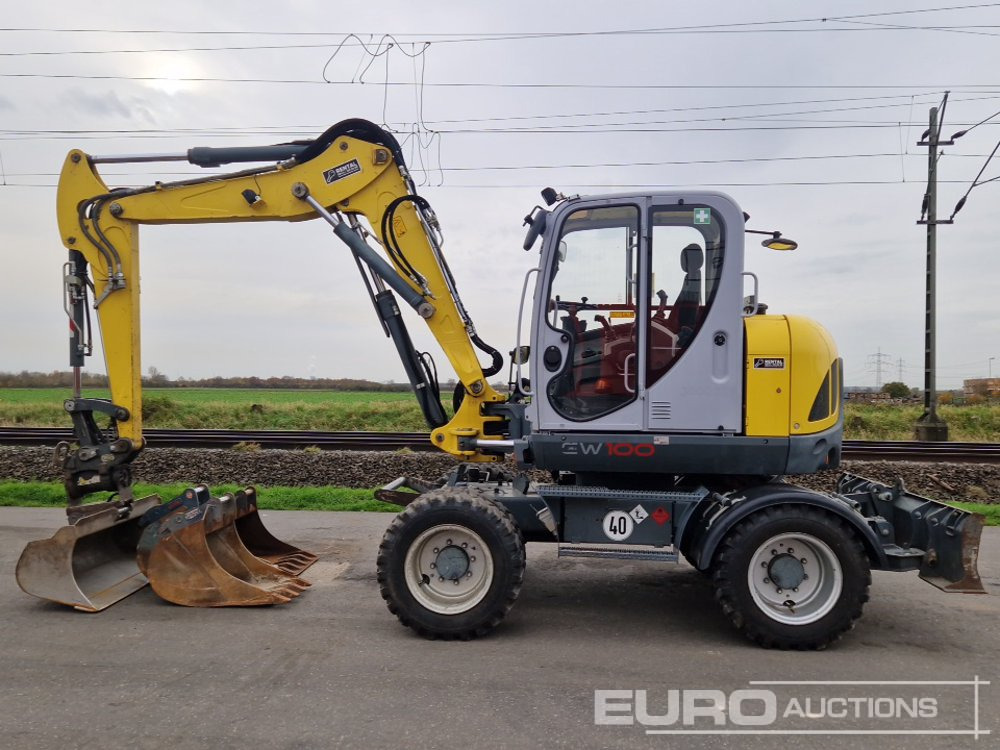 2016 Wacker Neuson EW100 - מחפר גלגלים: תמונה 2 2016 Wacker Neuson EW100 - מחפר גלגלים: תמונה 2