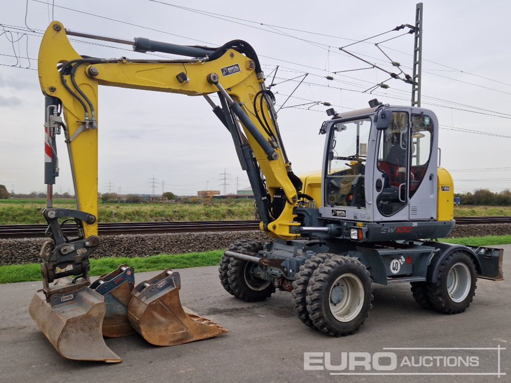 2016 Wacker Neuson EW100 - מחפר גלגלים: תמונה 1 2016 Wacker Neuson EW100 - מחפר גלגלים: תמונה 1