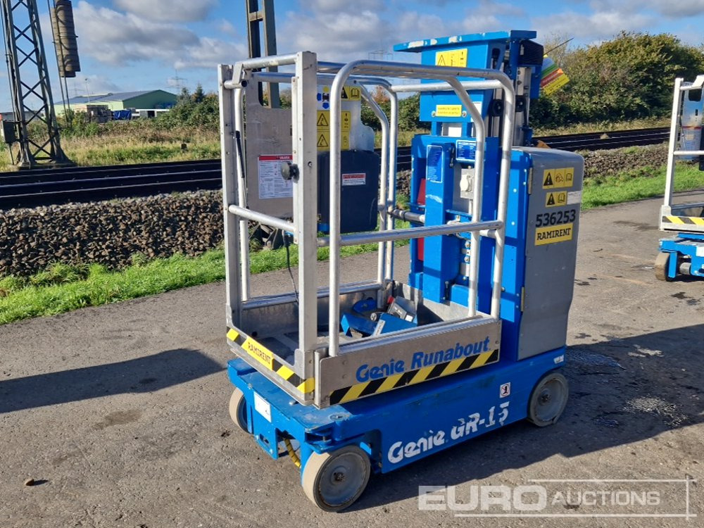 2017 Genie GR-15 - פלטפורמה אווירית: תמונה 1 2017 Genie GR-15 - פלטפורמה אווירית: תמונה 1
