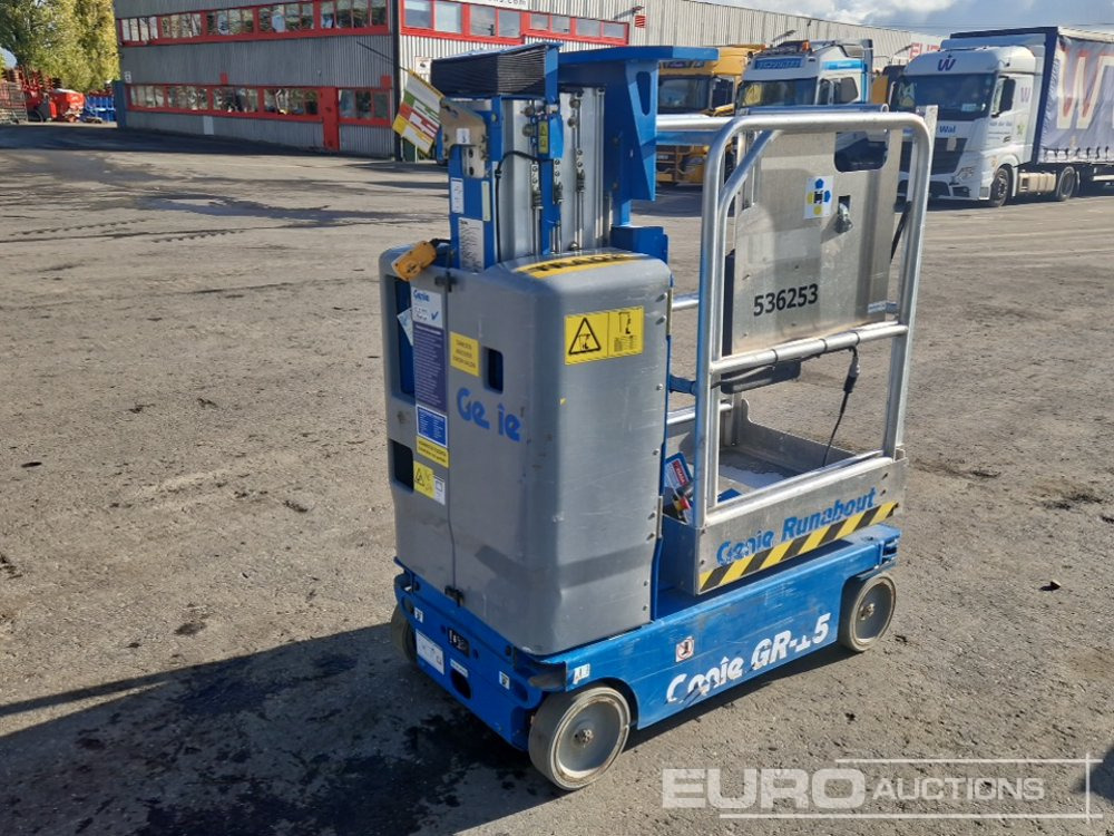 2017 Genie GR-15 - פלטפורמה אווירית: תמונה 4 2017 Genie GR-15 - פלטפורמה אווירית: תמונה 4