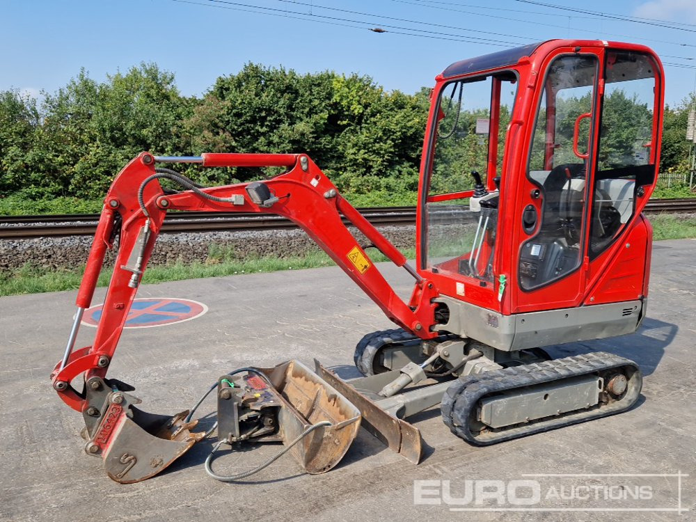 2017 Wacker Neuson ET16 - מיני מחפר: תמונה 1 2017 Wacker Neuson ET16 - מיני מחפר: תמונה 1
