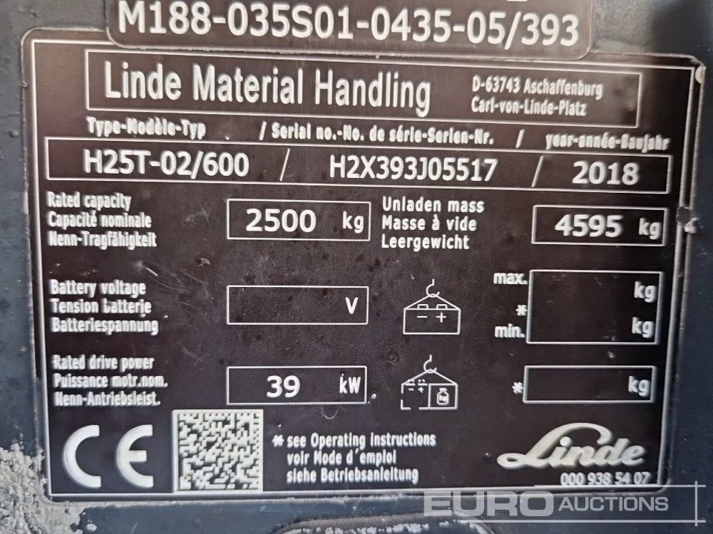 מלגזה 2018 Linde H25T-02/600: תמונה 26 מלגזה 2018 Linde H25T-02/600: תמונה 26