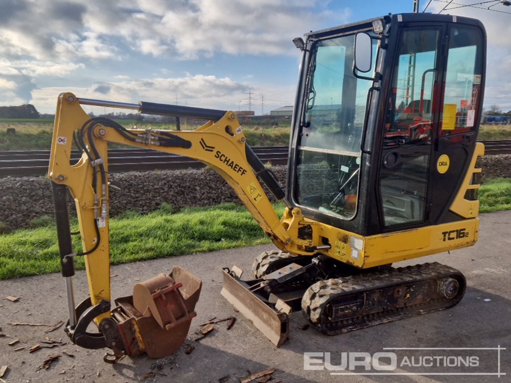 2018 Terex TC16 - מיני מחפר: תמונה 1 2018 Terex TC16 - מיני מחפר: תמונה 1