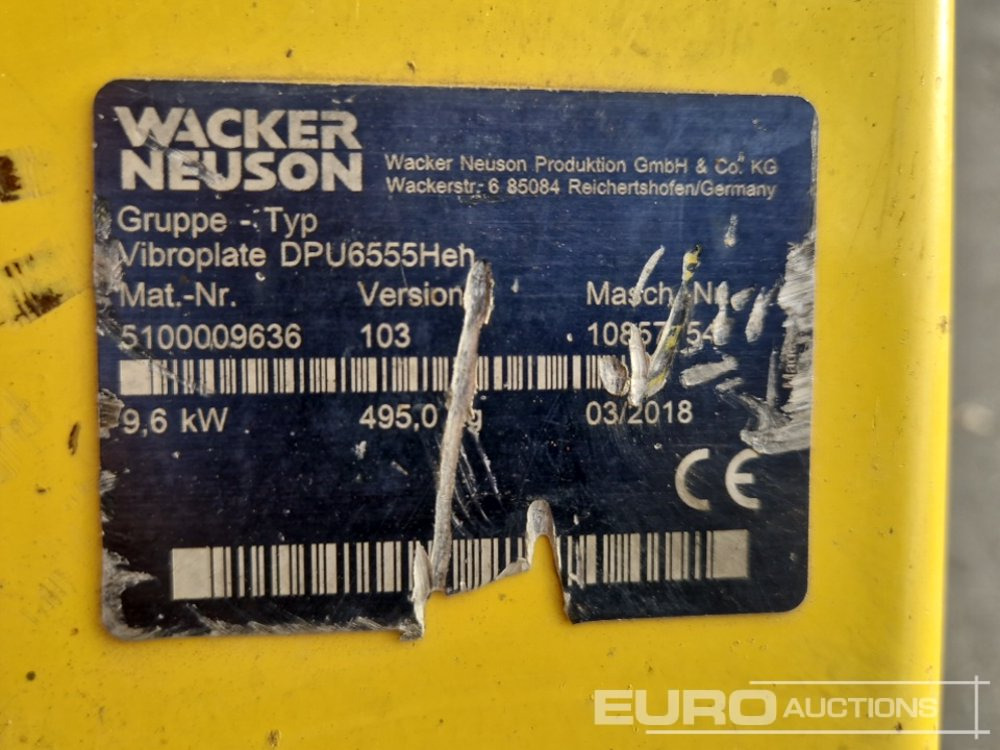 מכונת אספלט 2018 Wacker Neuson DPU6555HEH: תמונה 9