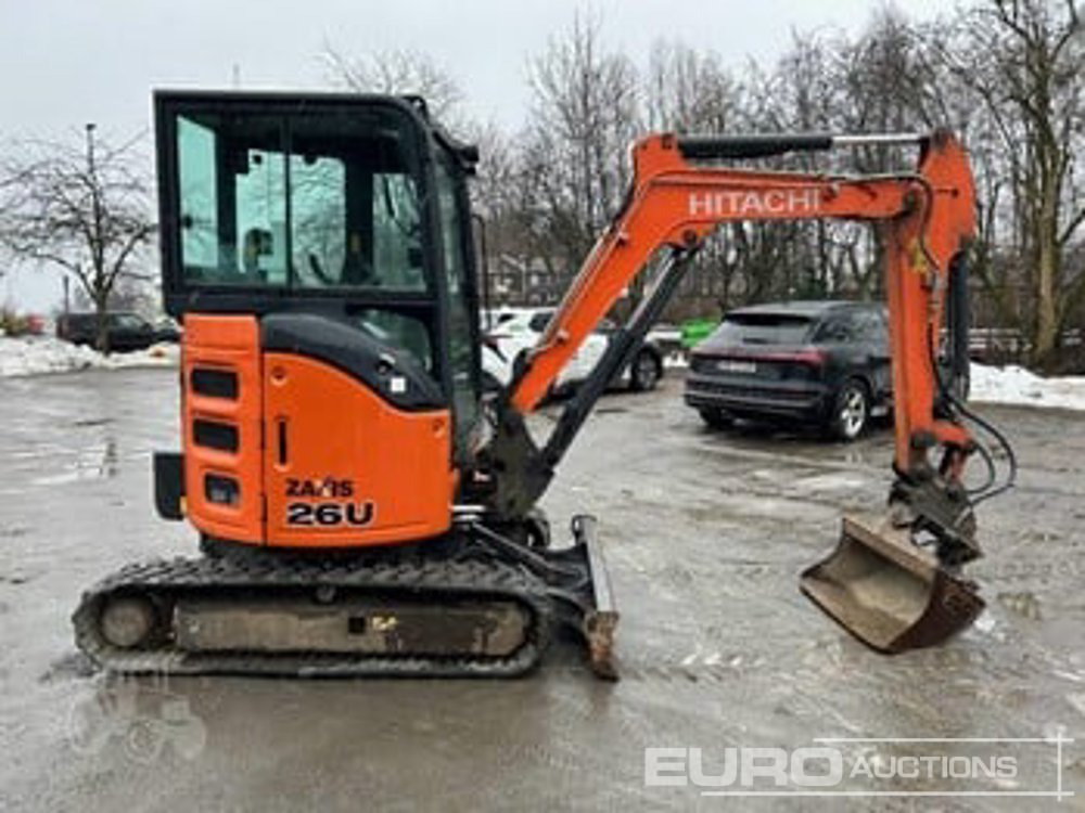 2019 Hitachi ZX26U-6CR - מיני מחפר: תמונה 1 2019 Hitachi ZX26U-6CR - מיני מחפר: תמונה 1
