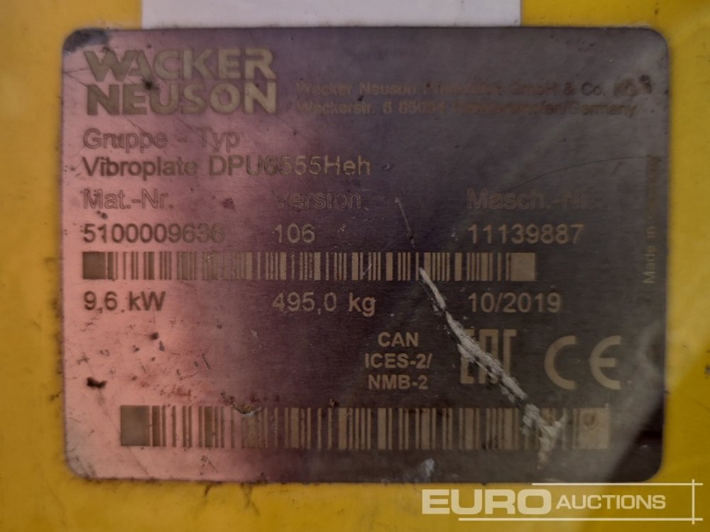 מכונת אספלט 2019 Wacker Neuson DPU6555HEH: תמונה 11