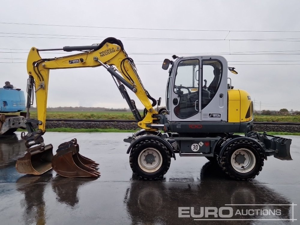 2019 Wacker Neuson EW100 - מחפר גלגלים: תמונה 2 2019 Wacker Neuson EW100 - מחפר גלגלים: תמונה 2