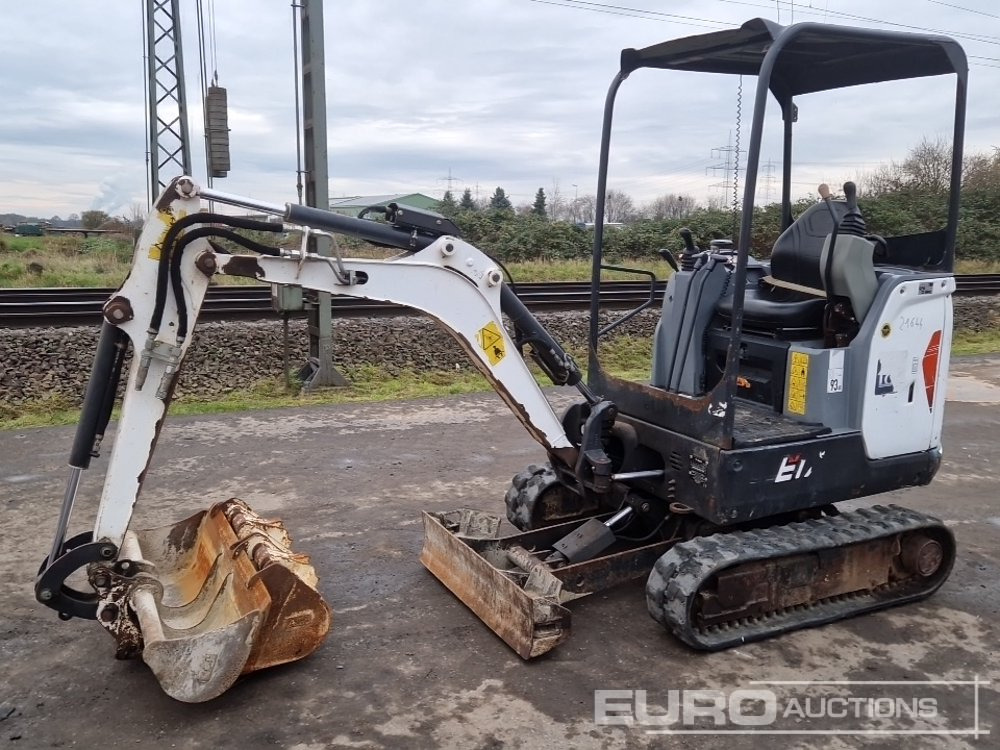 2020 Bobcat E17 - מיני מחפר: תמונה 1 2020 Bobcat E17 - מיני מחפר: תמונה 1