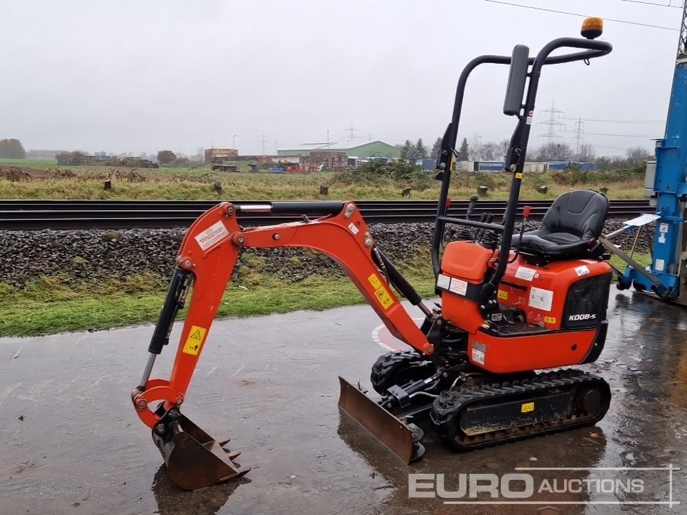 2022 Kubota K008-5 - מיני מחפר: תמונה 1 2022 Kubota K008-5 - מיני מחפר: תמונה 1