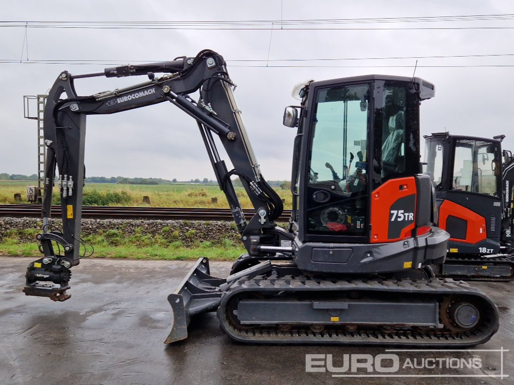2023 Eurocomach 75TR - מיני מחפר: תמונה 2 2023 Eurocomach 75TR - מיני מחפר: תמונה 2