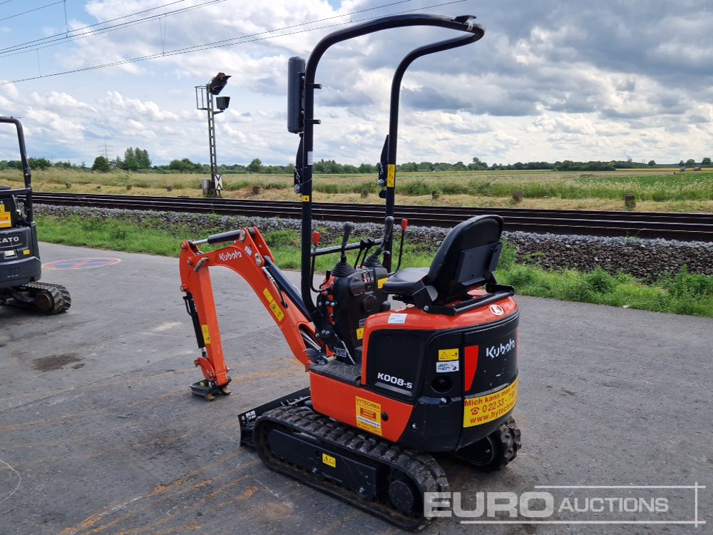 2023 Kubota K008-5 - מיני מחפר: תמונה 3 2023 Kubota K008-5 - מיני מחפר: תמונה 3