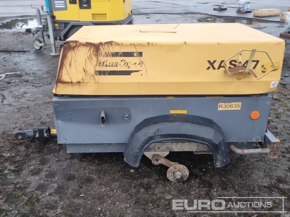 Atlas Copco XAS47 92CFM - מדחס אוויר: תמונה 2 Atlas Copco XAS47 92CFM - מדחס אוויר: תמונה 2